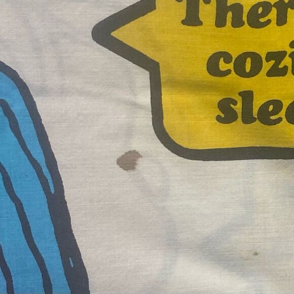 1971 Schulz Peanuts Snoopy Linus Pillowcase Set Vintage United Feature Syndicate - Picture 5 of 5